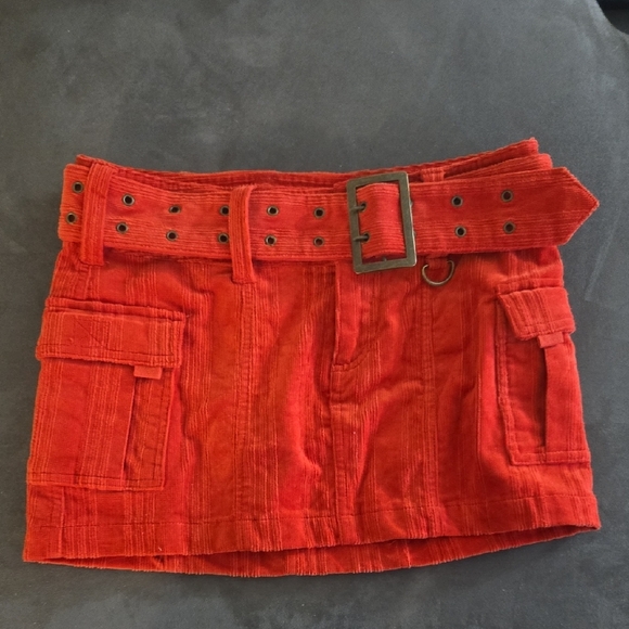 Urban Outfitters Dresses & Skirts - Urban Outfitters Joan Corderoy Mini Belted Skirt